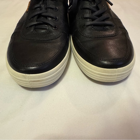 ECCO Soft 7 Men’s Black Leather Sneakers – Size 44 - Picture 7 of 8